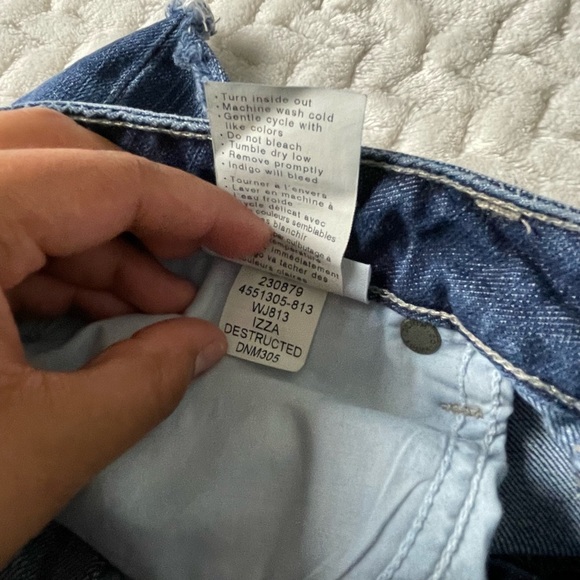 Paige Denim Cut Off Destructed Fray Daryn Jean Shorts‎ Sz 27 - Picture 5 of 8